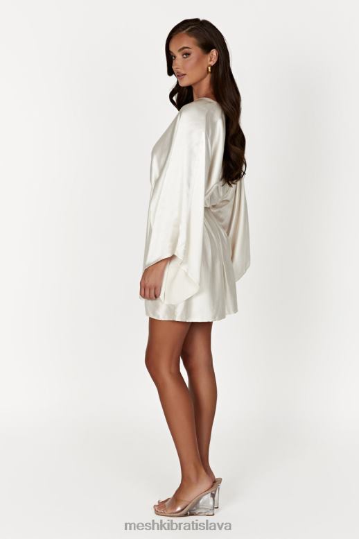 Meshki Minišaty plisované kimono esmerlda oblečenie slonovina 4N0F6563