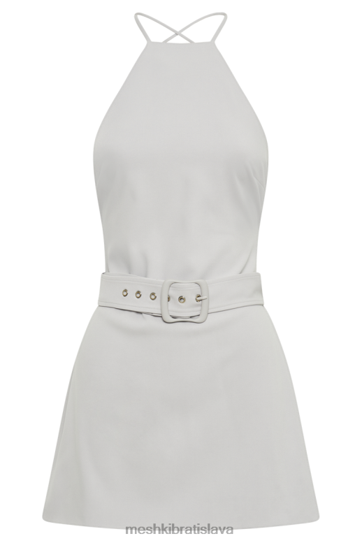 Meshki diana oblekové mini šaty oblečenie ľadovo šedá 4N0F673