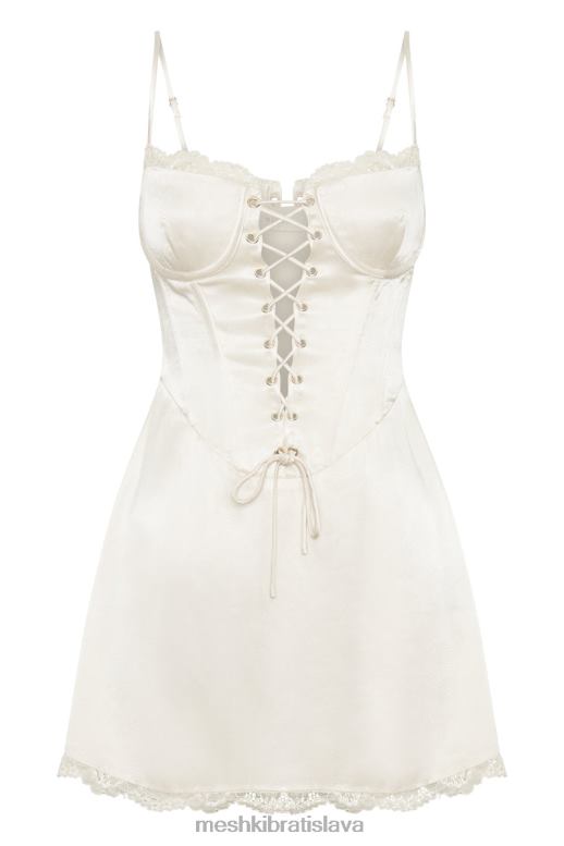 Meshki korzetové minišaty kalila oblečenie slonovina 4N0F6294