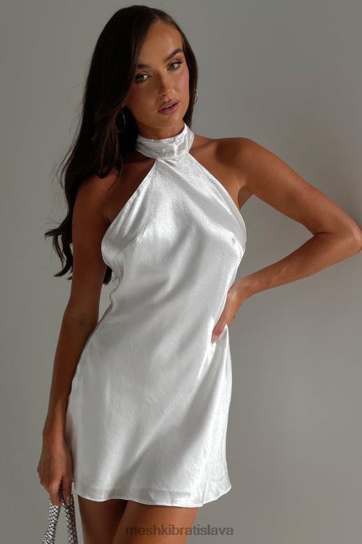 Meshki minišaty cartia s mašľou oblečenie biely 4N0F6102