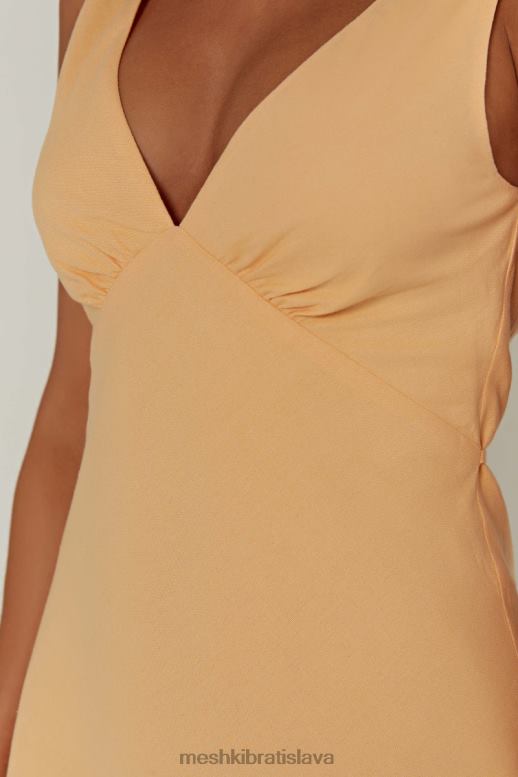 Meshki nessa ľanové mini šaty oblečenie mango 4N0F6351