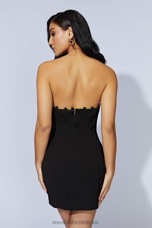 Meshki retiazkové minišaty noelle oblečenie čierna 4N0F6602