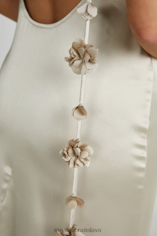 Meshki ružové šaty elenora oblečenie šampanské 4N0F6152